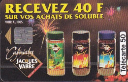 F469 - 05/1994 - CAFÉRIALES : JACQUES VABRE - 50 SO5 - (verso : N° Deux Lignes - 2ème Lignes Décalées  à Gauche Sous A) - 1994