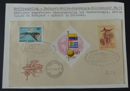 Ungarn Luftpost Air Letter 1962 EF Budapest - Helsinki   #cover5653 - Cartas & Documentos