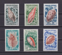 WALLIS ET FUTUNA 1962 TIMBRE N°162/67 NEUF AVEC CHARNIERE COQUILLAGES - Nuevos