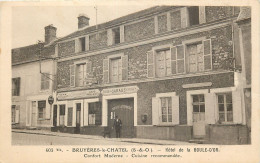 91 -  Bruyeres Le Chatel - Hotel De La Boule D'Or - Carte Menu Rare - Bruyeres Le Chatel