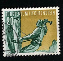 1955 Mountain Climbing  Michel LI 335 Stamp Number LI 290 Yvert Et Tellier LI 297 Stanley Gibbons LI 333 Used - Gebraucht