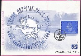 Ag3305 - BELGIUM  - POSTAL HISTORY -  Maximum Card  - 1998  UPU - Other & Unclassified