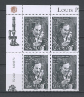 ANDORRE 2022 N° 883 ** Bloc De 4 Neuf MNH Superbe Médecine Louis Pasteur Microbiologiste Et Chimiste - Nuovi