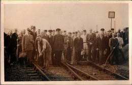 ! Alte Fotokarte, Photo, Personal D. Reichsbahn, 3. Reich - Trains