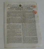 Journal Du Gard Du 27 Janvier 1819.(Wellington-Duel-général Grouchy). - 1800 - 1849