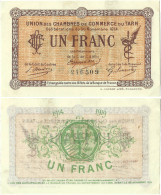 France - BILLET - Chambre De Commerce D'ALBI - UN FRANC - 1914 - NEUF - JP.005.05 - 15-285 - Bons & Nécessité