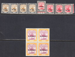 Sudan 1931 Air Mail, Mint No Hinge, 4 Sets, Sc# C1-C3, SG 47-49 - Soudan (...-1951)