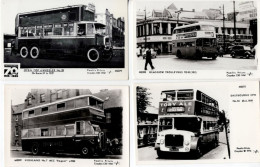 Lot De 8 Buses Et Trolleybuses (UK) - Lot De 8 Pamlin Prints CPSM's - Bus & Autocars