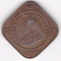 Inde 2 Annas 1919 Calcutta, George V, Cupronickel, KM# 516 - Inde