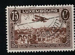 1931 Biplane  Michel LU 234 Stamp Number LU C2 Yvert Et Tellier LU PA2 Stanley Gibbons LU 297 Used - Usados