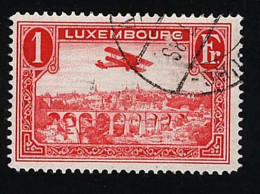 1931 Biplane  Michel LU 235 Stamp Number LU C3 Yvert Et Tellier LU PA3 Stanley Gibbons LU 298 Used - Usados