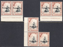 Swaziland 1961 Postage Due, Mint No Hinge, Sc# D7,D9,D11, SG - Swasiland (...-1967)