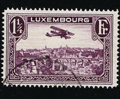 1931 Biplane  Michel LU 236 Stamp Number LU C4 Yvert Et Tellier LU PA4 Stanley Gibbons LU 299 Used - Oblitérés