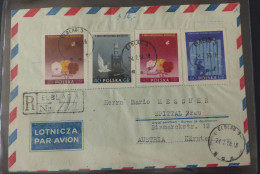 Polska Air Letter 1956   #cover5661 - Aviones