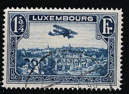 1931 Biplane Michel LU 237 Stamp Number LU C5 Yvert Et Tellier LU PA5 Stanley Gibbons LU 300 Used - Usados