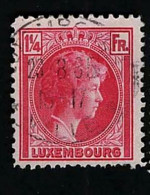 1934 Charlotte Michel LU 257 Stamp Number LU 183 Yvert Et Tellier LU 250 Stanley Gibbons LU 255c Used - 1926-39 Charlotte De Perfíl Derecho