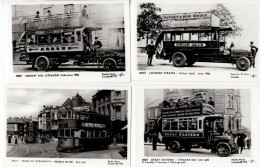 Lot De 8 Buses, Trolleybuses & Trams (UK) - Lot De 8 Pamlin Prints CPSM's - Bus & Autocars