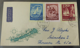 Magyar Posta Air Letter 1959   #cover5667 - Brieven En Documenten