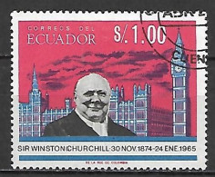 EQUATEUR       -   Sir Winston  CHURCHILL    -     Oblitéré - Sir Winston Churchill