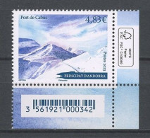 ANDORRE 2023 N° 885 ** Neuf MNH Superbe Paysages Et Cols De Montagnes De Cabus Landscape - Ongebruikt