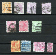 VICTORIA 2  LOT - Used Stamps