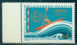 1977 White Water Canoe Slalom, Spittal,Single Kayak,Wave,Austria,M.1555,MNH - Kanu