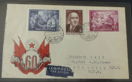 Magyar Posta Air Letter 1952   #cover5676 - Brieven En Documenten