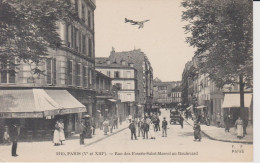 CPA Rue Des Fossés Saint-Marcel Au Boulevard - Paris XIIIème Arrondissement - Statues