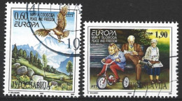 Yugoslovia 1995. Scott #2293-4 (U) Europa  *Complete Issues* - Oblitérés