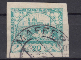 ⁕ Czechoslovakia 1919 ⁕ Hradcany 20 H Mi.4 ⁕ Canceled MAFFERSDORF - Used Stamps