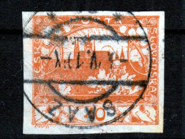 ⁕ Czechoslovakia 1919 ⁕ Hradcany 40 H Mi.7 ⁕ Canceled SAAZ - Used Stamps