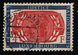 1955 U.N.O.  Michel LU 539 Stamp Number LU 308 Yvert Et Tellier LU 498 Stanley Gibbons LU 593 Used - Used Stamps