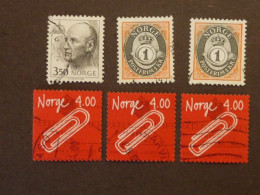 NORVEGE, LOT De 6 Timbres Oblitérés - Nuovi