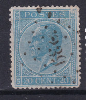 BELGIUM 1867 - Canceled - Sc# 19 - 1865-1866 Profil Gauche