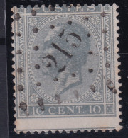 BELGIUM 1867 - Canceled - Sc# 18 - 1865-1866 Linksprofil