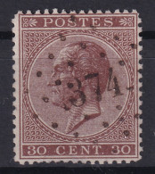 BELGIUM 167 - Canceled - Sc# 20a - 1865-1866 Profil Gauche