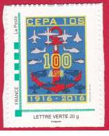 5777 TPAM – Timbre Personalisé Neuf, Thème Marine Nationale, CEPA 10S 100 Ans, 1916 – 2016 (5777) - Neufs