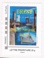 5778 TPAM – Timbre Personalisé Neuf, Thème Anciens Combattants, UNC, 87ème Congrès National Brest Mai 2012 (5778) - Ongebruikt