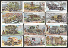 Lot 20 Chromos WILLS CIGARETTES Didactiques 1916 MILITARY MOTORS Véhicule Militaire Soldats - Wills
