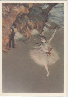 DANSEUSE SUR LA SCENE - E. Degas,  Paris Louvre , Ballett, Ballet, - Danse