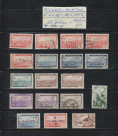 ALGÉRIE Ex. Colonie - AVIATION - N° 1 à 10 De 1946 à 1953  - 18 Timbres .Neufs ** & * & Oblitérés - 2 Scan - Airmail