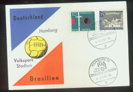 Allemagne Lettres Et Documents Berlin IGA 63 Deutschland Brasilien YT 198 Carte Postale - Varietà E Curiosità