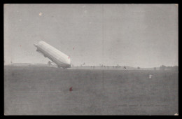 Deutschland 1909: Photokarte  | Zeppelin, Zeppelin III, Landungsbrücken  | - Luchtpost & Zeppelin