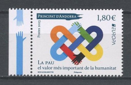 ANDORRE 2023 N° 891 ** Neuf MNH Superbe Noeud De La Paix Mains Et Doigts Pax Europa - Ongebruikt