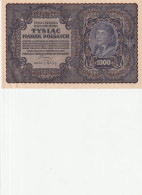 POLAND 1000 ZLOTYCH 1919 P-29 AUNC - Pologne