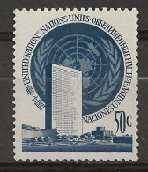 NATIONS-UNIES - NEW-YORK: **, N° YT 10, TB - Nuovi