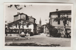 CPSM LEZAT SUR LEZE (Ariège) - Quartier Des Espaces, Rue François Verdier - Lezat Sur Leze