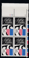 Sc#2421, US Constitution Bicentennial 25-cent 1989 Issue, Plate # Block Of 4 MNH US Postage Stamps - Plate Blocks & Sheetlets