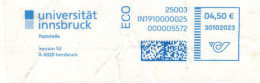 Universität Innsbruck Poststelle Innrain ECO 2023 - Frankeermachines (EMA)