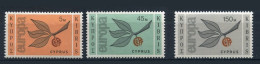 Chypre Cyprus 1965 Yvert 250/252 ** Europa Cept 1965 - Superbes - 1965